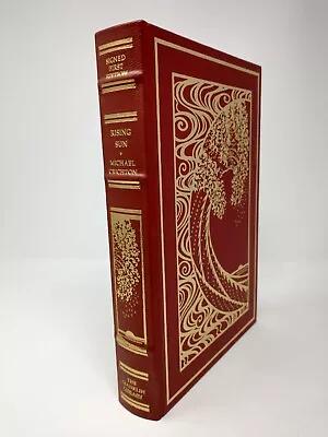 Rising Sun By Michael Crichton Franklin Library Signed First Edition Leather • $75.85