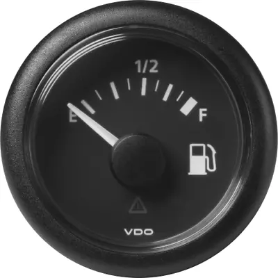 VDO Marine ViewLine Fuel Level 52 Mm Gauge Empty – Full Black • $90.52
