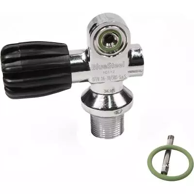 Blue Steel DIN/Yoke Valve 3000 PSI Right Hand • $54.95