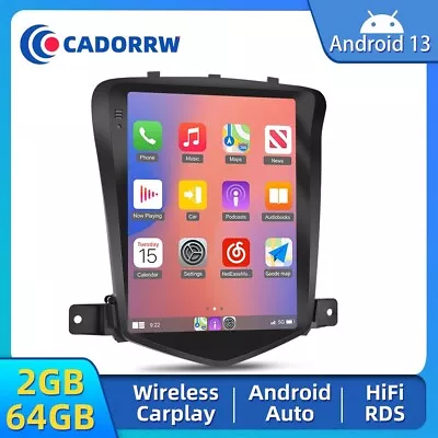 9.7  Android 13 Car Radio Stereo Carplay GPS NAVI 2+64GBFor 2008-15 Chevy Cruze • $109.99