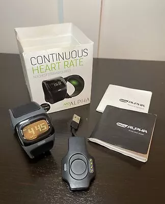 Mio Alpha Watch - 53P - Black  Bluetooth Heart Rate Sport Watch Strap Length M/L • $45