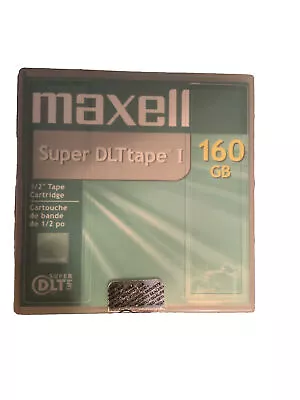 Maxell Super DLT Tape I 160GB 320GB Data Cartridges Data Tape Sealed 1/2  Tape • $14.99