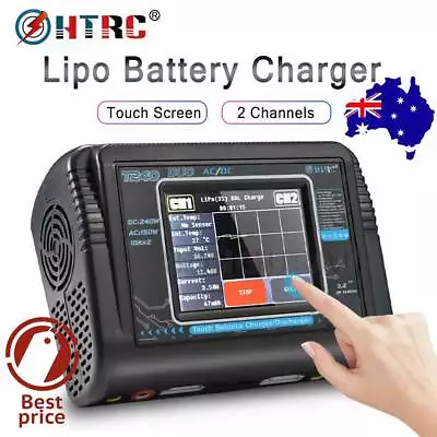 Dual Channel HTRC T240 Lipo Battery Charger DUO AC 150W DC 240W 10A RC Balance • $162.24