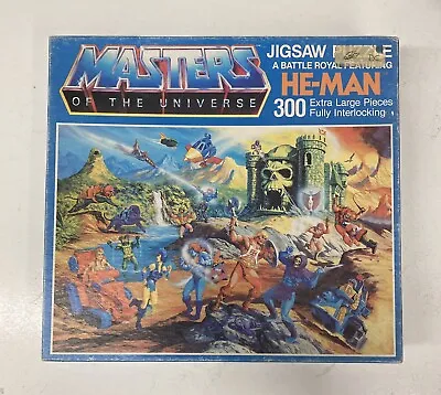 1983 He-Man Masters Of The Universe Battle Royal 300 Piece Jigsaw Puzzle • $22.50