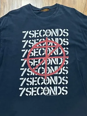 7 Seconds 2012 T-Shirt Black XLARGE • $39.99