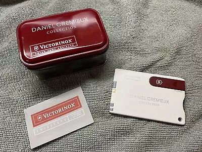 Victorinox Swiss Card Quattro White Red Daniel Cremieux • $26