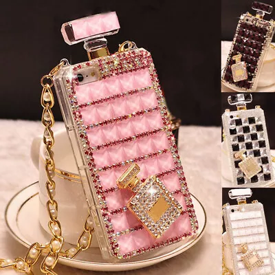 £14.39 • Buy NEW Bling Sparkle Diamonds Perfume Bottle Phone Case For SAMSUNG/ Apple 
