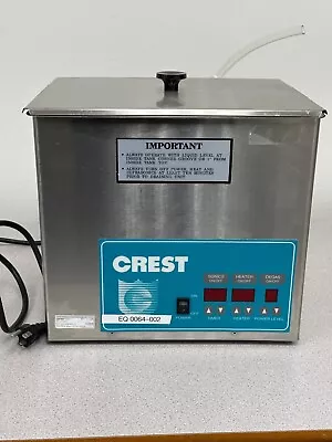 Crest (VWR) Ultrasonics Sonicating Water Bath Model 950D • $500