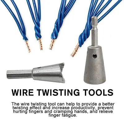 Cable Connector Wire Twisting_Tool Stripper Twister Power Drill Driver Tool • $3.10