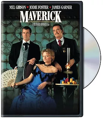 Maverick DVD Mel Gibson NEW • $9.99
