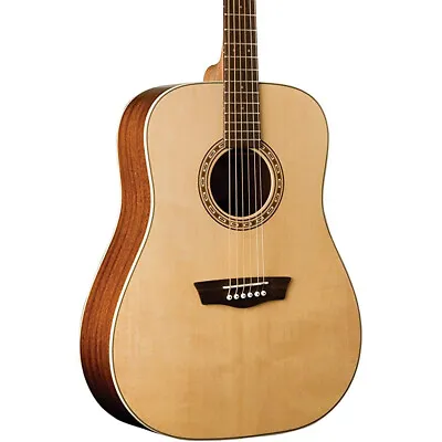 Washburn WD7S-A Harvest Series Dreadnought Acoustic Guitar Natural Gloss Finish • $299