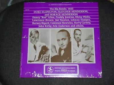 Big Bands 1933-Prestige LP W/ Duke Ellington Fletcher And Horace Henderson • $0.99