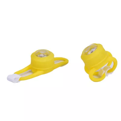 Colorful Bicycle Small Yellow LED Ring Lights Bicycle Bell Road Bike Accessories • $4.73