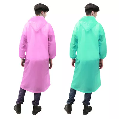 2 PCS Protective Overalls Disposable Plastic Coveralls Disposable Paint Suit • £12.28