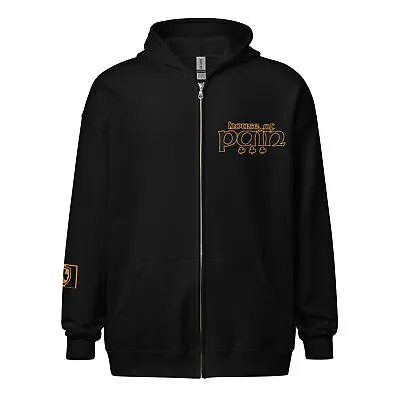 House Of Pain Gold Front/Back/Sleeve Print Heavy Zip Up Hoodie • $50