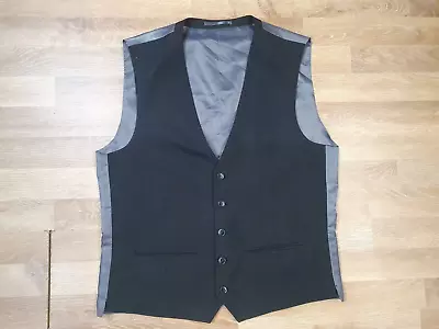 NEXT Mens Suit Waistcoat Size 40R Black Vest • $4.96