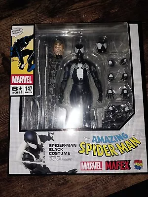 MAFEX 147 Symbiote Spiderman Black Costume Version • $100