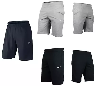 Nike Shorts Mens Cotton Jersey Casual Gym Golf Training Walking Pockets • £17.99