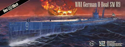 Das Werk 1/72 U-Boat SM U-9 WWI German Submarine - DW72001 • £108.79