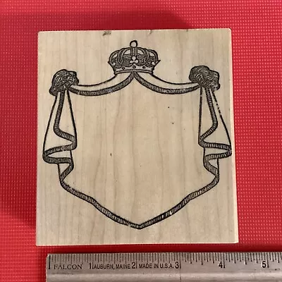 H6 Art Impressions Rubber Stamps Kings Crown And Kings Cape • $9.50