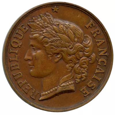 France Marianne Ceres Bronze Award Medal 36mm 17g • $10