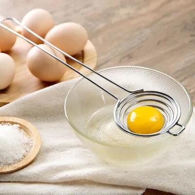 Stainless Steel Egg Separator Dishwasher Safe - Yolk Remover / Extractor • $9.95