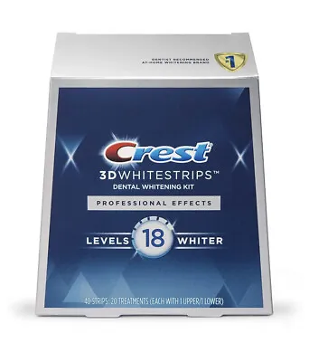 $159.95 • Buy Crest 3D White Professional Effects Whitestrips LEVEL 18, SEALED BOX, AUTHENTIC