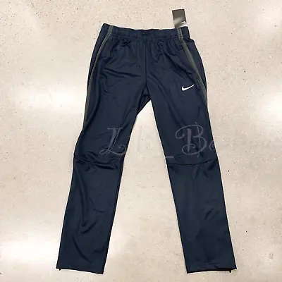 NWT Nike 836120-418 Women Epic Training Pants Zipper Cuffs Navy Blue Grey Size M • $24.95