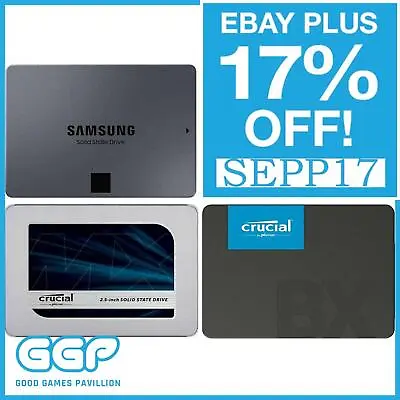 $45 • Buy Samsung SSD WD Crucial Seagate 2.5  SSD 120GB 240GB 500GB 1TB 2TB 4TB SATA
