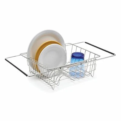 $41.75 • Buy NEW POLDER EXPANDABLE IN SINK DISH RACK Cutlery Utensil Caddy Drainer Dry Tray