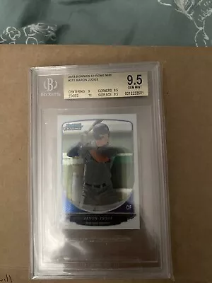 Aaron Judge 2013 Bowman Mini #311 Bgs 9.5 Beckett • £49.99