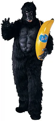 Deluxe Chestpiece Gorilla Adult Costume Standard/Large ( Jacket Size 38-44 ) • $116.61