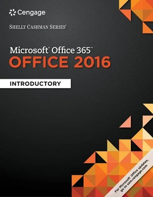$13.12 • Buy Shelly Cashman Series Microsoft Office 365 & Office 2016: Introductory