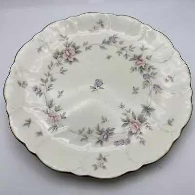 MIKASA Set Of 6 Ivory Remembrance 7 3/4  Salad Plates Bone China Gold Trim JAPAN • $59.99