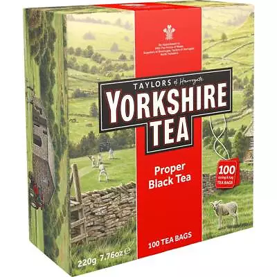 Taylors Of Harrogate Yorkshire Tea Proper Black Tea Bags 100 Pack • $18