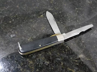 Vintage Camillus Electricians/Lineman Pocket Knife 2 Blade W/ Screwdriver • $21.95