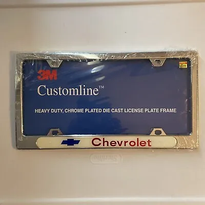 Vintage CHEVROLET License Plate Frame New NOS Metal • $69.90