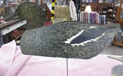 2 Johnson's Fiberboard Oversize Mallard Duck Decoys USA • $40.99