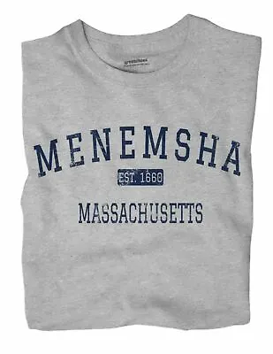 Menemsha Massachusetts MA T-Shirt EST • $21.99