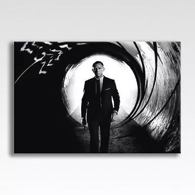 James Bond 007 Skyfall Spectre Canvas Poster Photo Print Wall Art 30  X 20  • £29.97