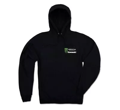  Monster Energy Kawasaki Pullover Hooded Sweatshirt Size 2xl K102-1254-bk2x • $64.95