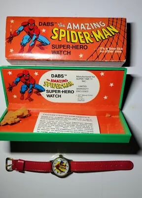 Dabs The Amazing Spiderman Watch 1977 Marvel Comics • $200