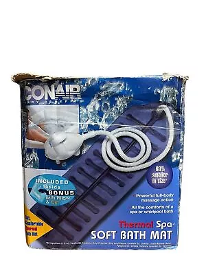 Conair Thermal Spa Soft Bath Mat Full Body Massage Action • $35