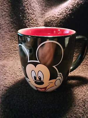 Disney Parks Mickey Mouse Portrait Black Coffee Tea Mug FAC-024367-19079 • $12.99