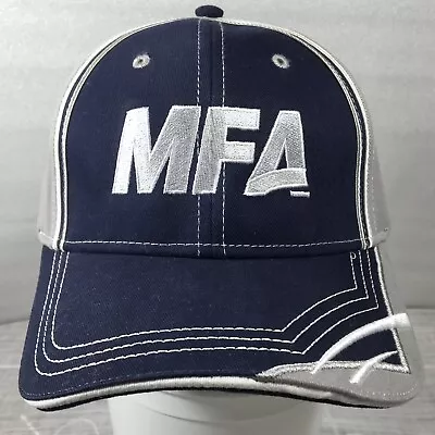 MFA Hat Cap Strap Back Gray Blue Trucker Farm Missouri Farmers Association Agri • $12