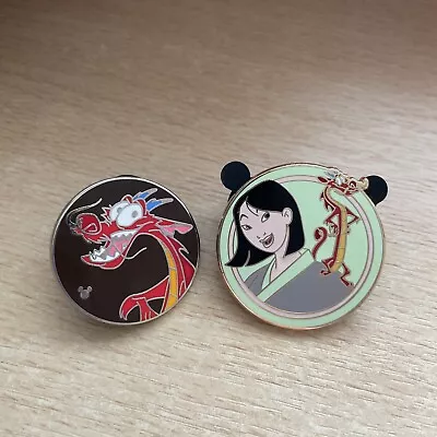 Disney World Mulan And Mushu Pin Set B1 • £4.99