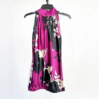 Veronica M Purple Floral Mini Dress • $25