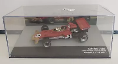 LOTUS 72D Emerson Fittipaldi - German GP 1971 Formula 1 - Model Scale 1:43 • £18.99