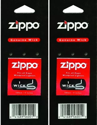 Zippo Genuine Replacement Wick  2 Pack ACCESSORIES • $6.95