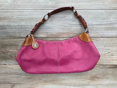 Vintage Classic Dooney & Bourke Women Pink Pebble Leather Shoulder Bag  • $50